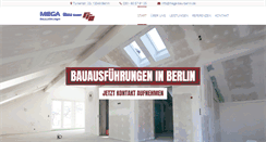 Desktop Screenshot of mega-bau-berlin.de