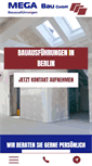 Mobile Screenshot of mega-bau-berlin.de